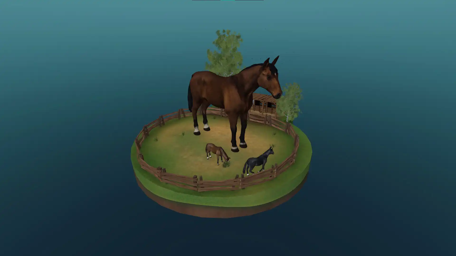 The horse