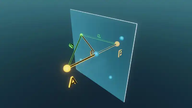 Locus of points in space