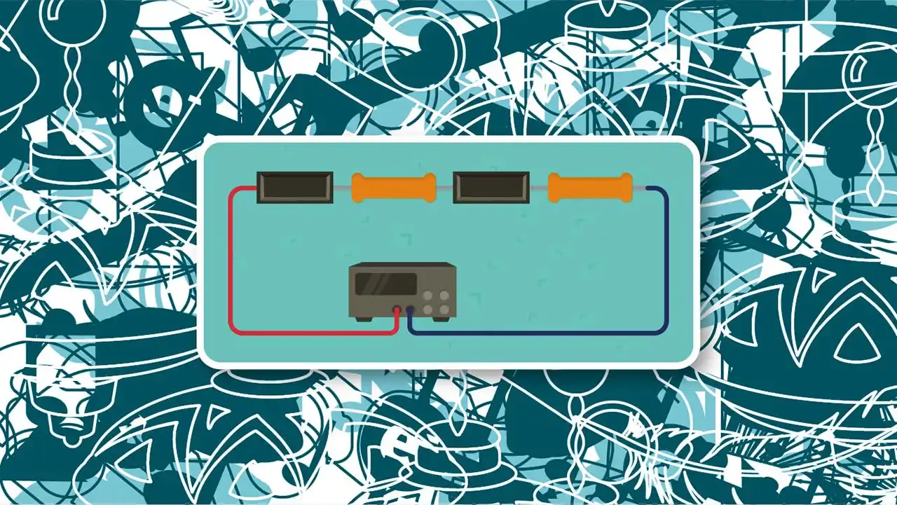 Series and parallel connection of resistors